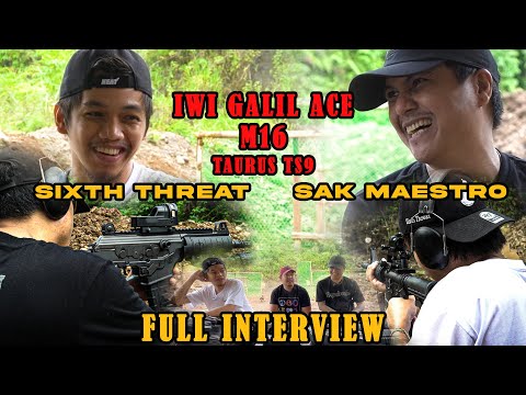 SIXTH THREAT x SAK MAESTRO - FULL INTERVIEW, SHOOTING RANGE