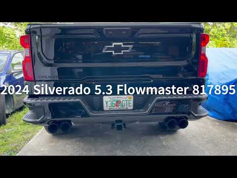 2024 Silverado Flowmaster 817895 American Thunder Cat-back Exhaust System