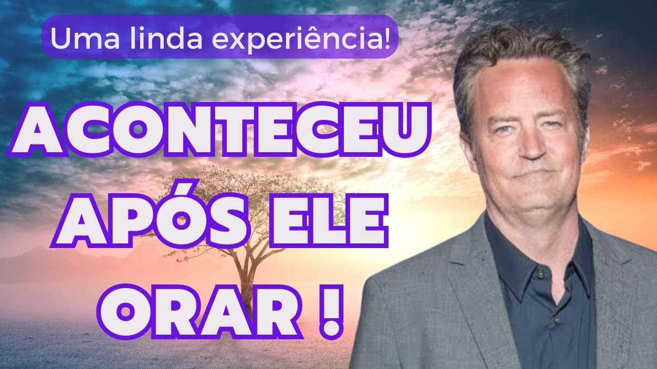 A EXPERIÊNCIA ESPIRITUAL de MATTHEW PERRY, o CHANDLER de FRIENDS!