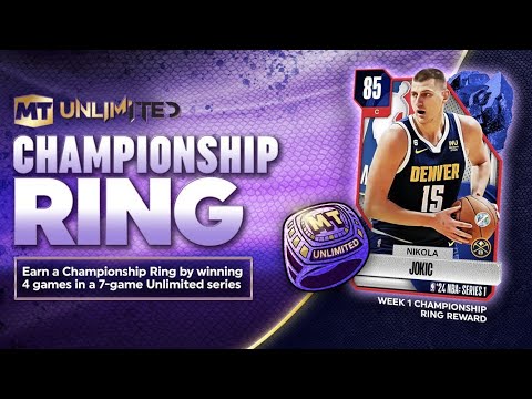 NBA2K24 MYTEAM CHAMPIONSHIP RING GAMEPLAY IN UNLIMITED! CAN I WIN 4 GAMES 👀‼️