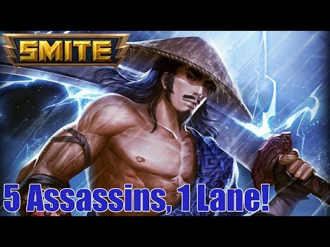 5 Assassins, 1 Lane!- Smite Infinite Assault Gameplay (Susano Gameplay)