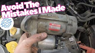 2012 Subaru Outback Starter Replacement (It's not hard)