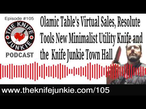 Virtual Knife Sales Resolute Tools New Minimalist Utility Knife & The Knife Junkie Town Hall Recap