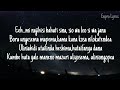 Anjella -Sina Bahati (Lyrics Video)