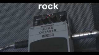 Video thumbnail for Behringer uo100 ULTRA OCTAVER pedal- bass guitar by TheDarkbite