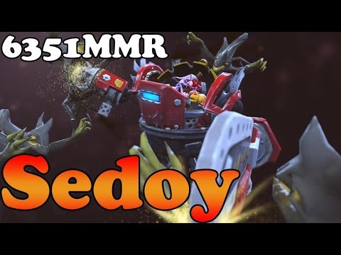 Dota 2 - Sedoy 6351 MMR plays Timbersaw vol 1# - Ranked Match Gameplay