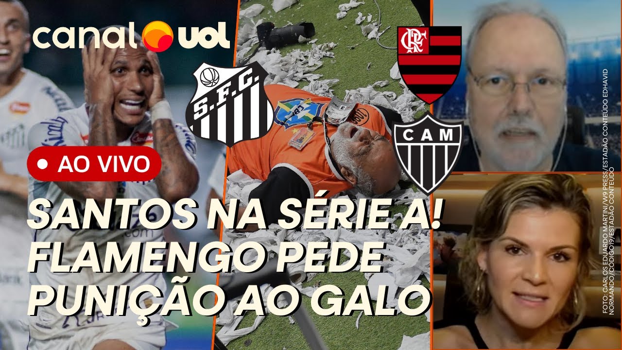 🔴SANTOS DE VOLTA À SERIE A! FLAMENGO PEDE PUNIÇÃO AO ATLÉTICO-MG + QUEM DEIXA O PALMEIRAS EM 2025?