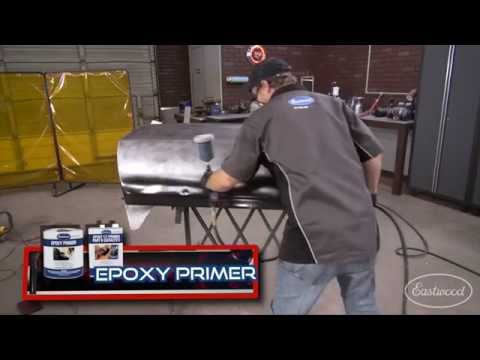 Spraying Epoxy Primer on a Car - Direct To Metal Primer - Kevin Tetz and Eastwood