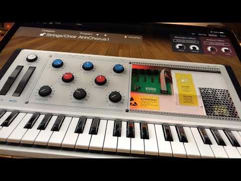Korg Module Pro - NEW Exansion Pack - mimoPop Voice Pack - Using With Loopy Pro