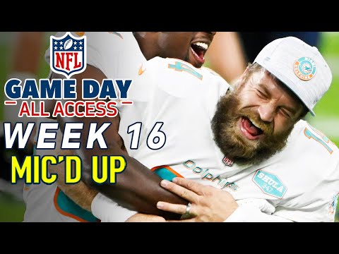 NFL Week 16 Mic'd Up! "I tried your water, I didn't know you were packing fruit punch!" | GDAA 2020