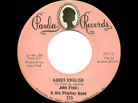 1967 John Fred & His Playboy Band - Agnes English (mono 45)