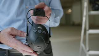 uvex aXess one: The smart hearing protection for greater occupational safety