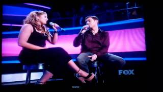 Duet "I Told You So," Lauren & Scotty, American Idol, Results Night, 3.31.11