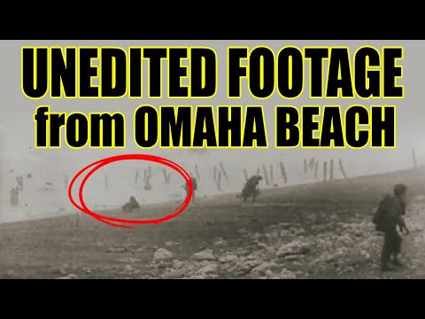 ORIGINAL FOOTAGE of D-Day, Omaha Beach, Normandy, WW2