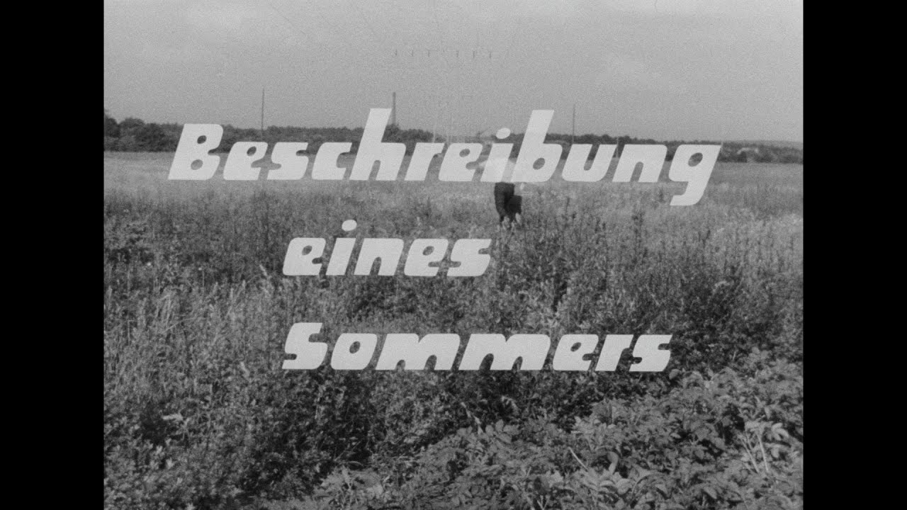 Beschreibung eines Sommers - DEFA-Trailer