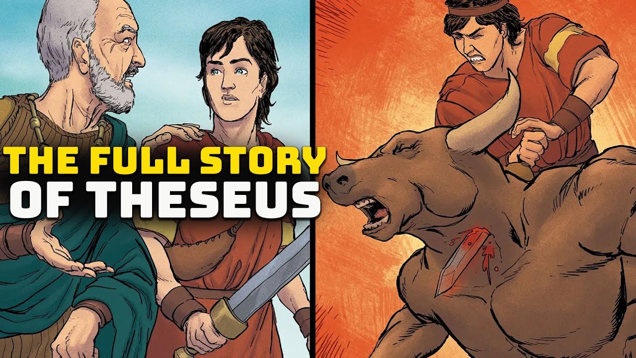 The Full Story of Theseus - Greek Mythology Stories in Comics - See U in History / Mythology