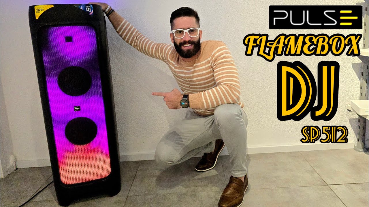 PULSE FLAMEBOX DJ By Wesley SAFADÃO SP512: A Torre de Som QUE FAZ TREMER O CHÃO! (Analise)