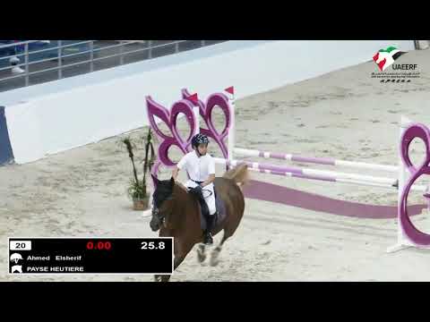 AHMED & PAYSE ONE ROUND AGAINST THE CLOCK ( SHARJAH SHOWJUMPING NATIONAL SHOW)