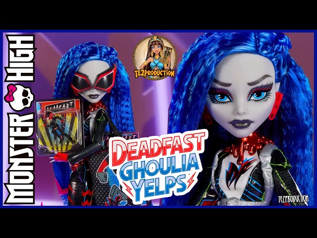 Vídeo relacionado con Monster High Deadfast Ghoulia Yelps SDCC 2024 Muñeca Exclusiva - Actualización técnica con Insignia Comic-con, Mini Figura y cómic