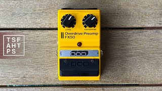 Video thumbnail for DOD FX50 Overdrive Preamp by TheSuperFunAwesomeHappyTimePedalShow