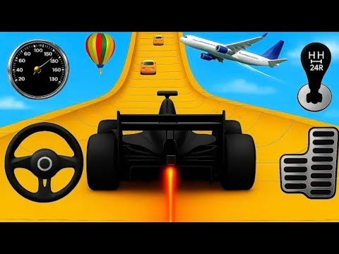 Mega Ramp Formula Car Stunt Racing :GT Formula Car Ramp Racing Master 3D-Android Gameplay!