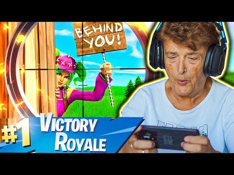 NONNA GIOCA A FORTNITE *per la PRIMA VOLTA*