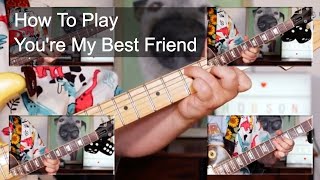 'You're My Best Friend' Queen Guitar & Bass Lesson