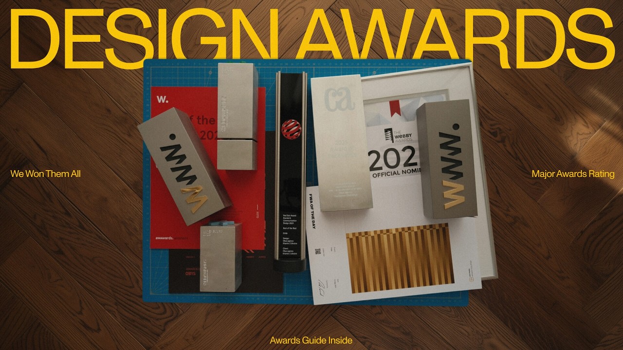 Design Awards: We won them all | Awwwards, Webby, Red Dot, FWA, EDA, CSSDA, CA