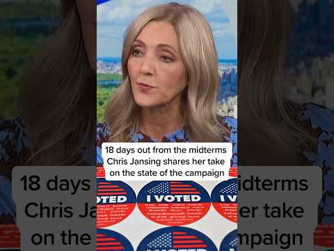 18 days out from the midterms Chris Jansing shares her take on the state of the campaign