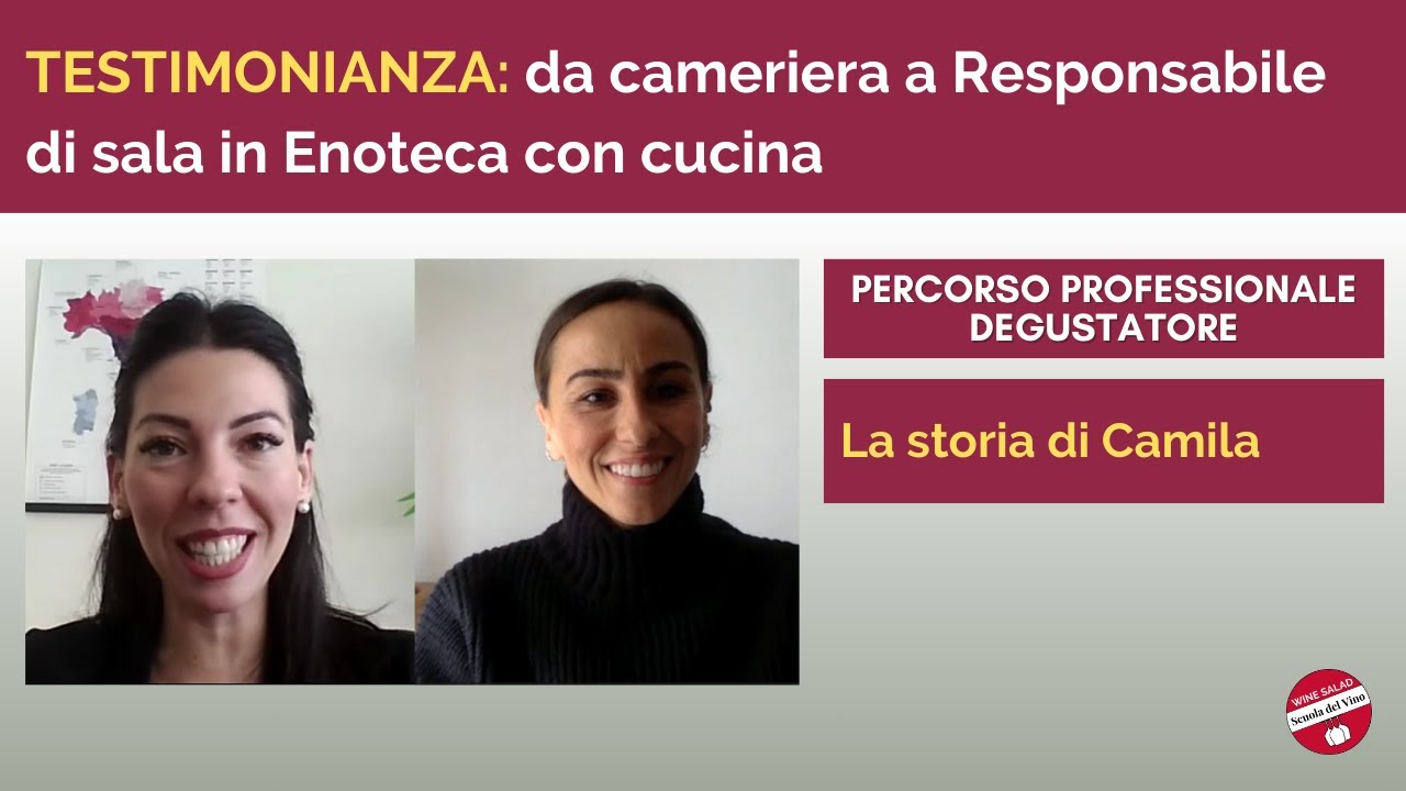 Testimonianza Percorso Degustatore: Camila Correa