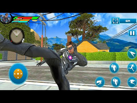 Lightning Superhero Black Spider Fighting Simulator Game - Android GamePlay