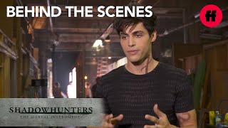 Shadowhunters | Behind the Scenes Season 1: Matthew Daddario Talks About Alec | Freeform video