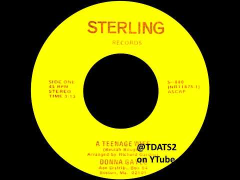 Donna Gayle – A Teenage Wife [Sterling 1980 Rare Country Music Poem Boston Massachusetts]