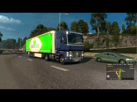ETS 2 1.25 - Renault Magnum - Trip: Göteborg - Oslo