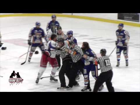 Brett Angel Punches Boby Fugere March 13 2016