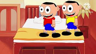 Five Kids Jumping On The Bed