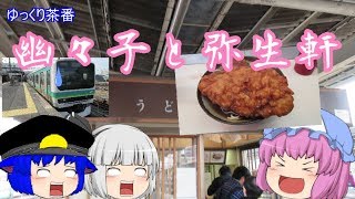【ゆっくり茶番】あの大食いなピンクの御方が我孫子の唐揚げそばを…　幽々子と弥生軒