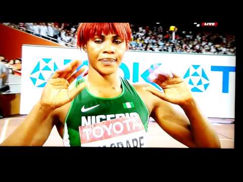 finale 100 mt femminili mondiali 20015