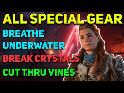 Horizon Forbidden West - How to Get All Special Gear (Breathe Underwater, Break Crystals, Cut Vines)