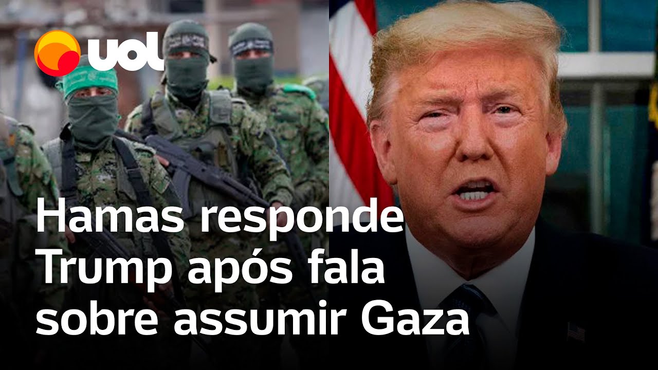 Hamas responde Trump e diz que plano para Faixa de Gaza quer 'erradicar a causa' palestina; vídeo