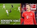 Top 10 Best Acrobatic Goals of The Decade 2010-2019 - Jovic, Lewandowski, Ribery & More