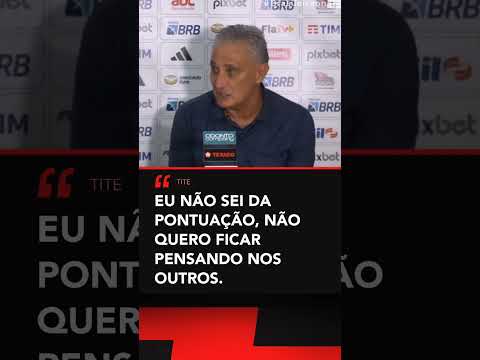 Olha o que o Tite falou sobre a tabela do Brasileirão #shorts