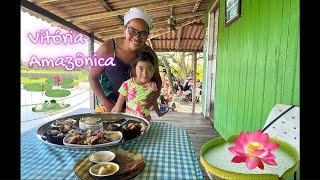 EXPERIMENTEI Brownies, Pipoca, Biscoitos e Antepasto Tudo Feito Com a VITÓRIA RÉGIA #amazonas #fypシ