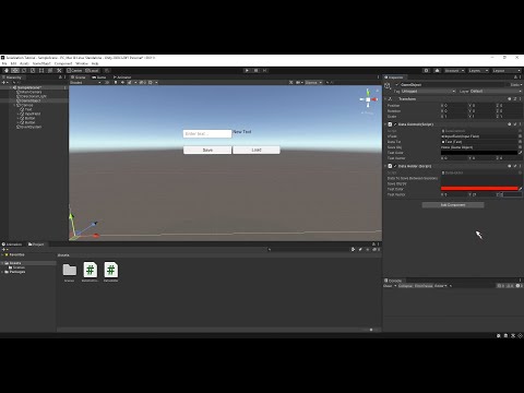 Quick Tutorial[Unity Saving Data Between Sessions]