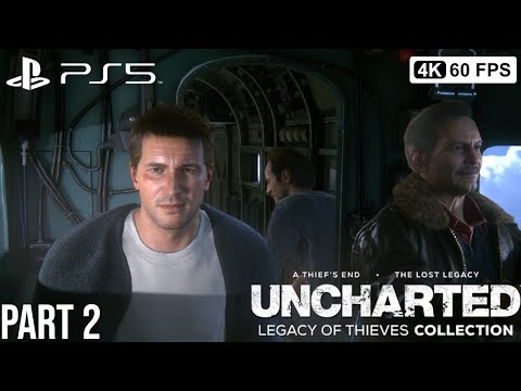 UNCHARTED 4 PS5 REMASTERED Gameplay Walkthrough Part 2 [4K 60FPS] - No Commentary