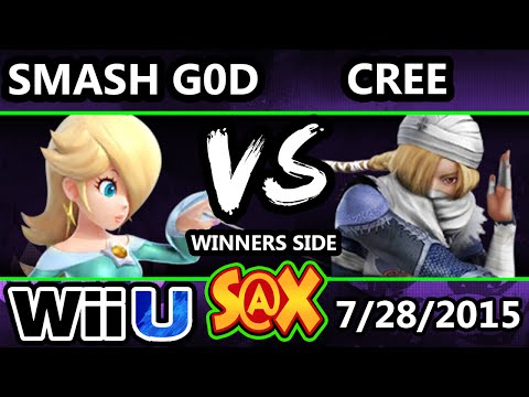 S@X 108 - VGz | Smash God (Rosalina) Vs. Cree (Sheik) SSB4 Tournament - Smash Wii U - Smash 4