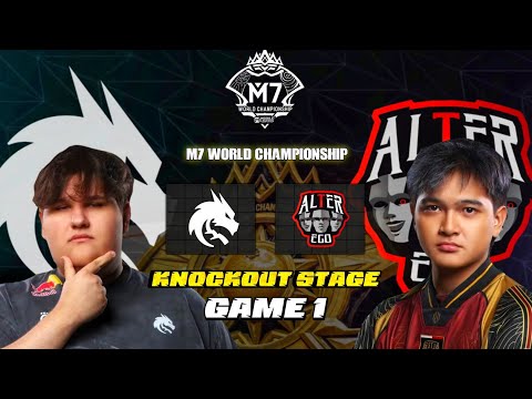 TEAM SPIRIT vs ALTER EGO GAME 1 | M7 WORLD CHAMPIONSHIP - KNOCKOUT STAGE | TS vs AE