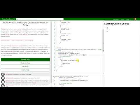 React Use Array Filter To Dynamically Filter An Array 47
