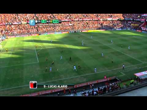 Gol de Alario. Colón 1 - Aldosivi 0. Fecha 15. Torneo B Nacional 2014. FPT