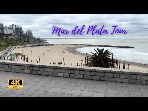 Mar del plata, Argentina - Ônibus turístico pela cidade com compilação de músicas relaxantes Chill Vibes - 4K
